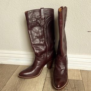 Dan Post western heeled boots sz 7n exc cond